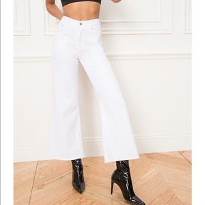 lucy crop flare jeans